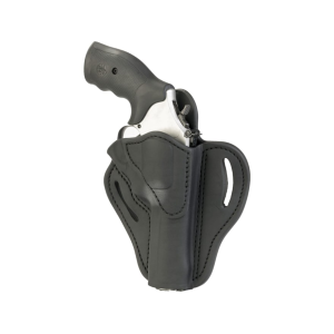 1791 Gunleather OWB Holster Right Hand S&W Governor, Taurus Judge, Public Defender Leather Black