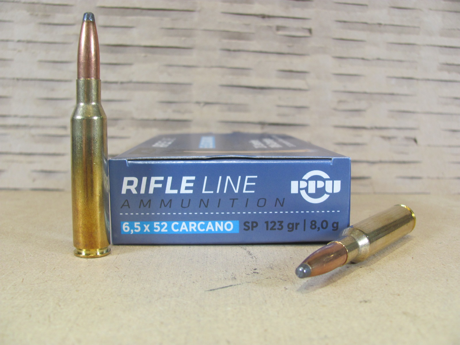 20 Round Box – 6.5×52 Carcano 123 Grain Soft Point Ammo by Prvi Partizan – PP6CS