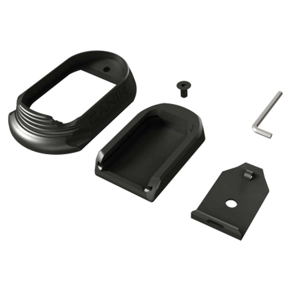 Canik Competition Magwell with Small Finger Fits Canik TP9 Elite Combat, Black