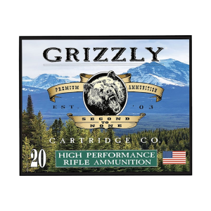 Grizzly Ammo Bear Load .357 Magnum 148gr Full Metal Jacket Flat Point 20rd Brass Case GC357M15