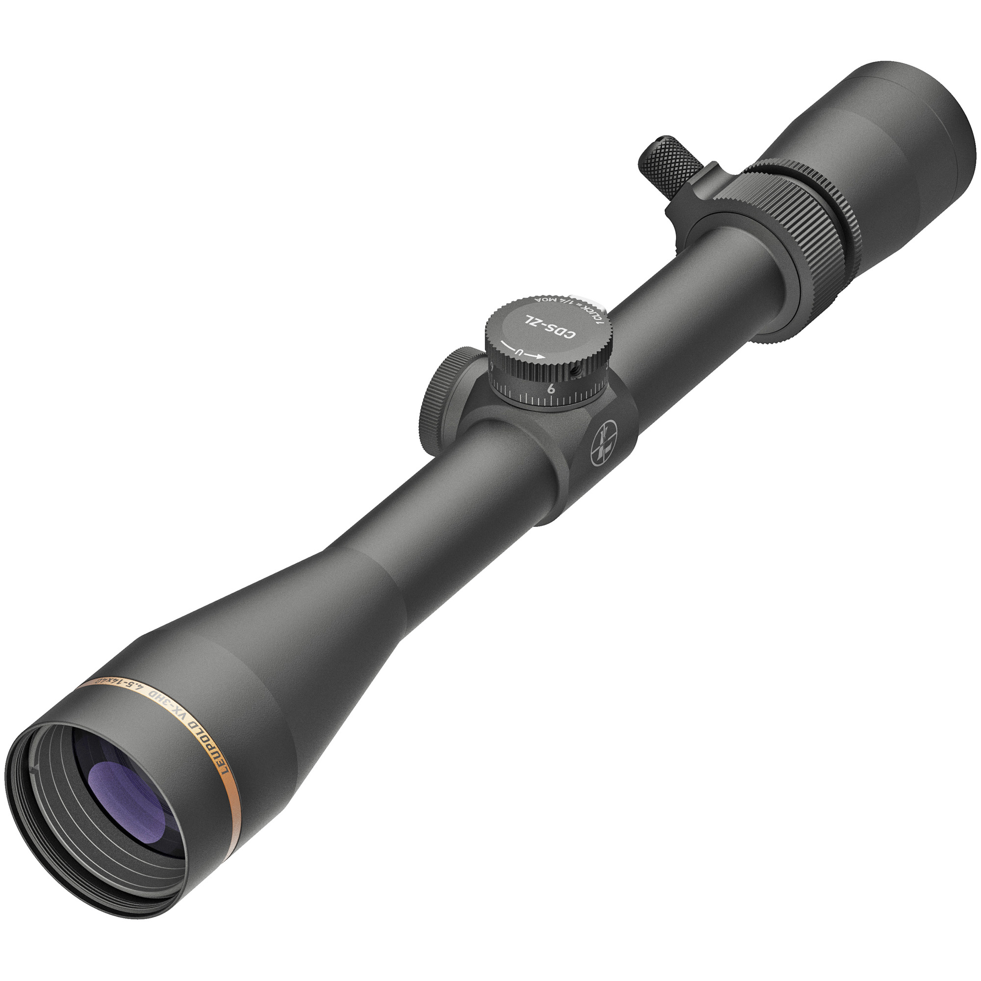 Leupold VX-3HD, Rifle Scope, 4.5-14X40, Wind-Plex Reticle, 30mm, Matte Black Finish