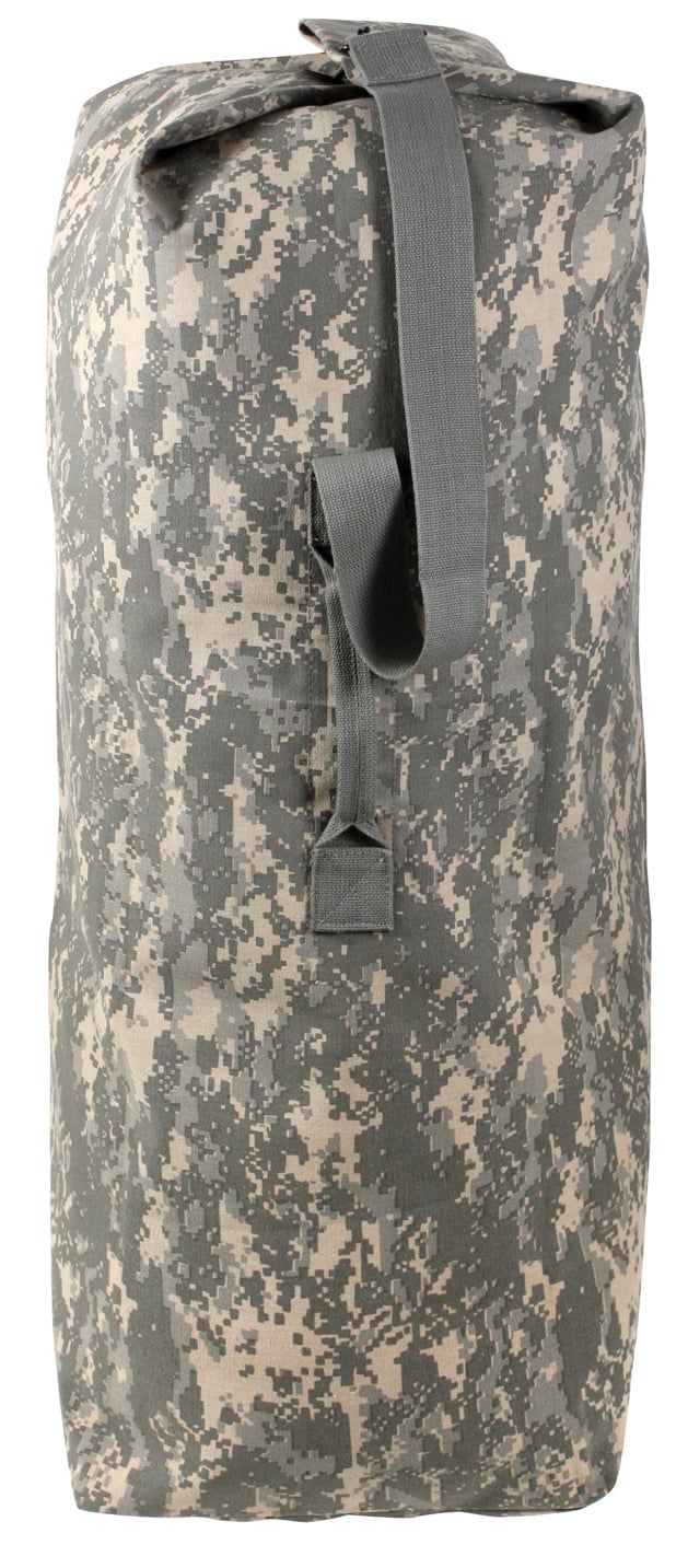 Rothco Heavyweight Top Load Canvas Duffle Bag - Acu Digital Camo, 25 X 42