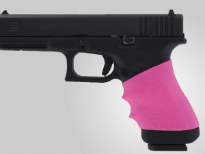 Hogue Handall Universal Sip-On Grip Sleeve Pink Rubber 17007