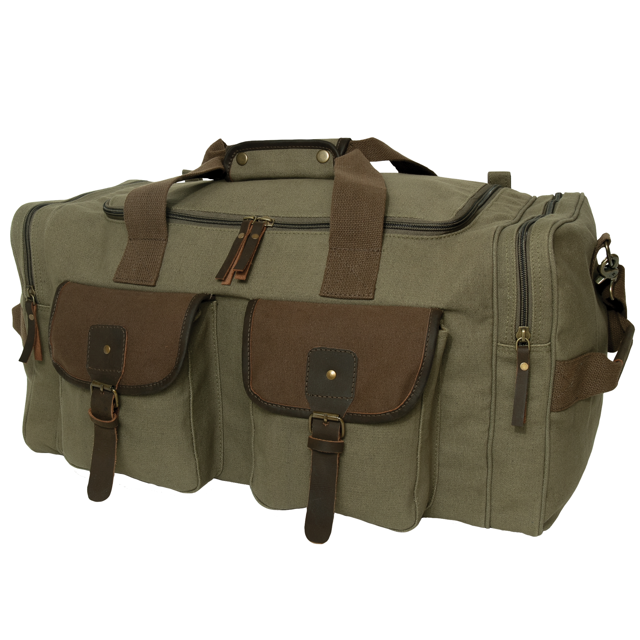 Rothco Long Journey Canvas Travel Bag - Olive Drab