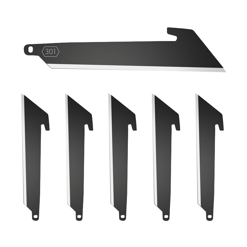 Outdoor Edge Knives 6-Pack Utility Replacement Blade Drop Point