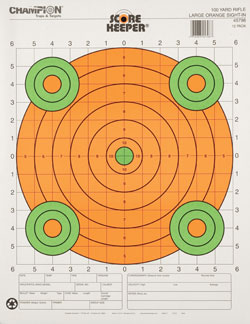 Champion 100 YD SIGHT IN  LG ORANGE (12/PK) 45796