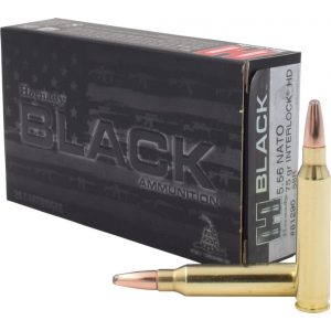Hornady 81296 Black .223/5.56 NATO 75 GR InterLock HD - 20rd Box