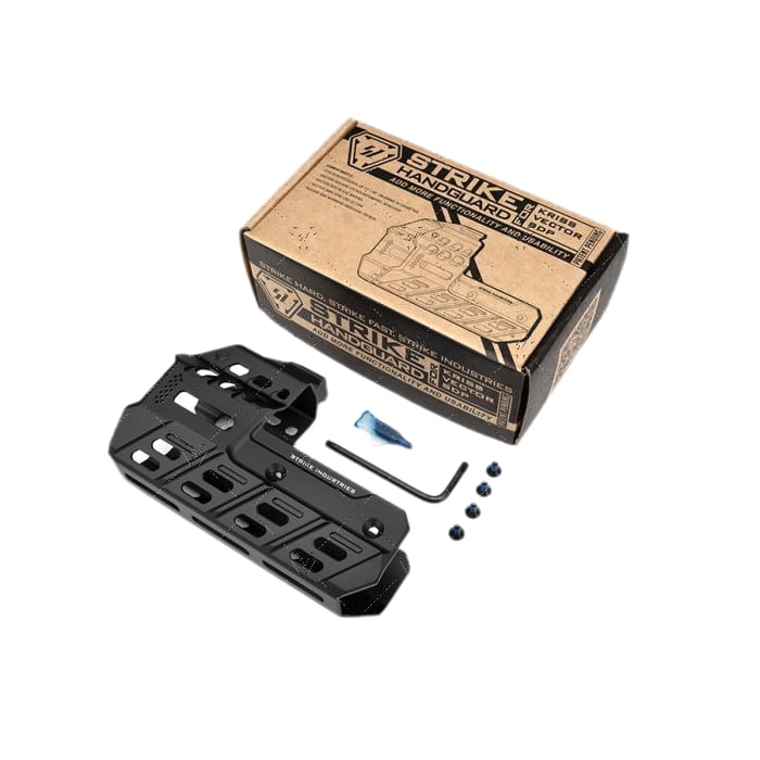 Strike Industries Handguard 5.59" Fits Kriss Vector CRB, Black - Compact Handguard Fits Enhanced Control and Stability - SI-KV-HG-BK