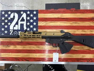 PTR INDUSTRIES PTR INDUSTRIES PTR 9, 16" Barrel, Black, 9mm, Semi-Auto, 2 10 round magazines, Black Case, No Lock (Used)