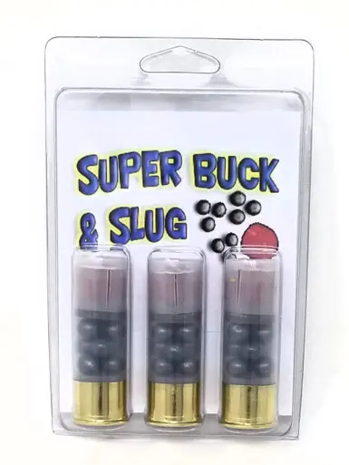 Paraklese Technologies 12 Gauge Ammunition 2-3/4" Super Buck Slug 3 Rounds