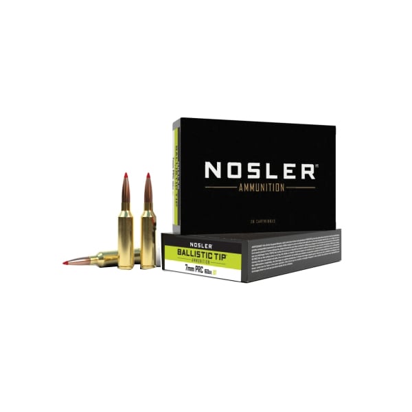 Nosler Ballistic Tip 7mm PRC 160 gr PT 20rds