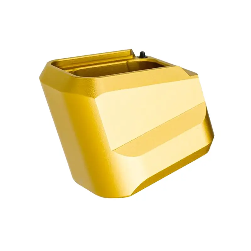 Tyrant CNC TDVP9MAGEXGOLD Magazine Extension Extension Fits H VP9/VP40/VP30 5rd Gold Aluminum