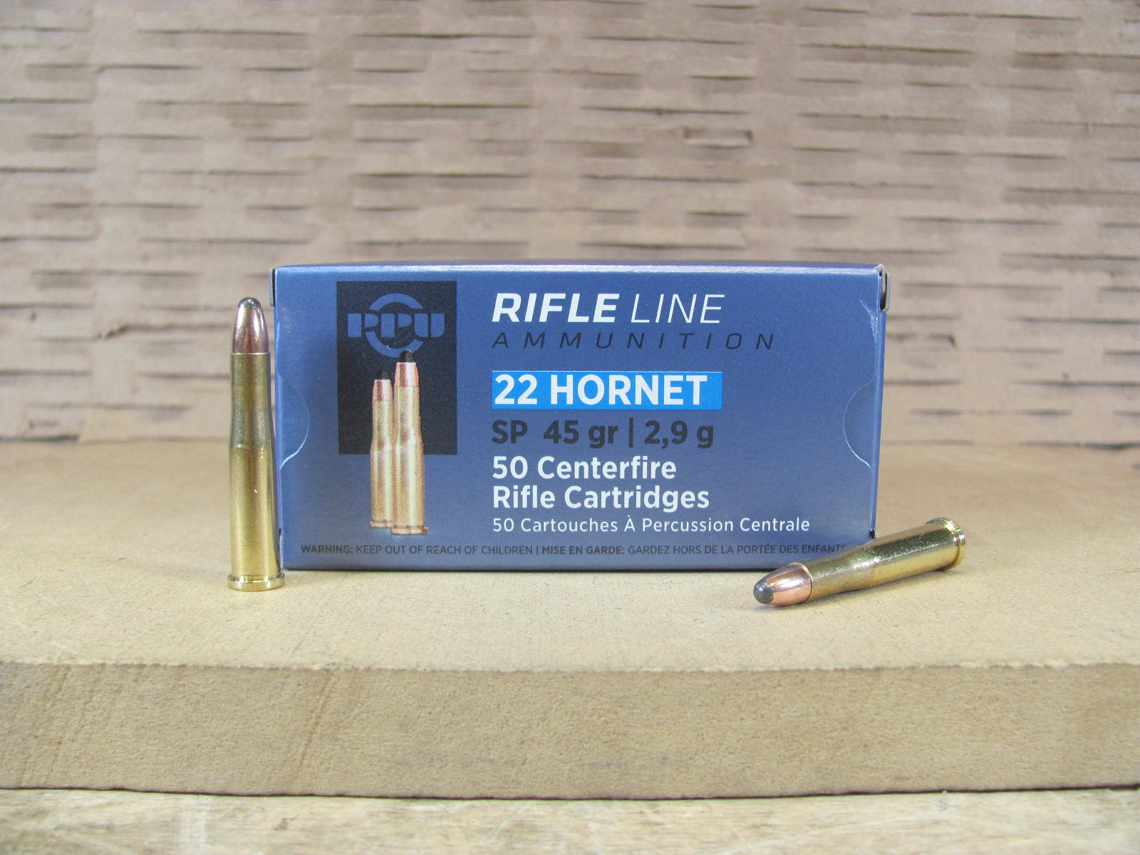 1000 Round Case – 22 Hornet 45 Grain Soft Point Prvi Partizan Ammo – PP22H