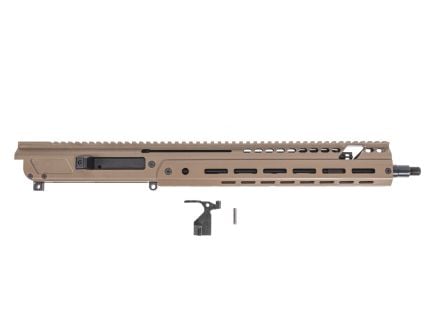 PSA JAKL 14.5" Rifle length Upper Assembly 5.56 NATO 1:7 Nitride w/Knurled CH, BCG W/O Flash Hider, FDE