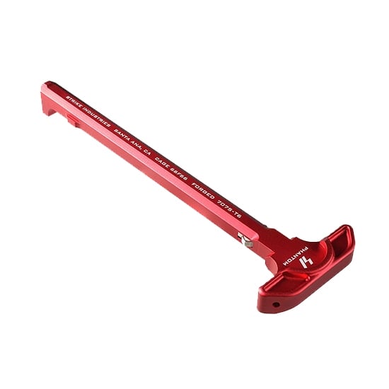 Strike Industries Phantom Latchless Ambidextrous Charging Handle, Red – SI-AR-PHANTOM-CH-RED