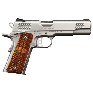 KIMBER Raptor II 1911 9mm 5" 8rd Pistol - Stainless w/ Zebrawood Grips