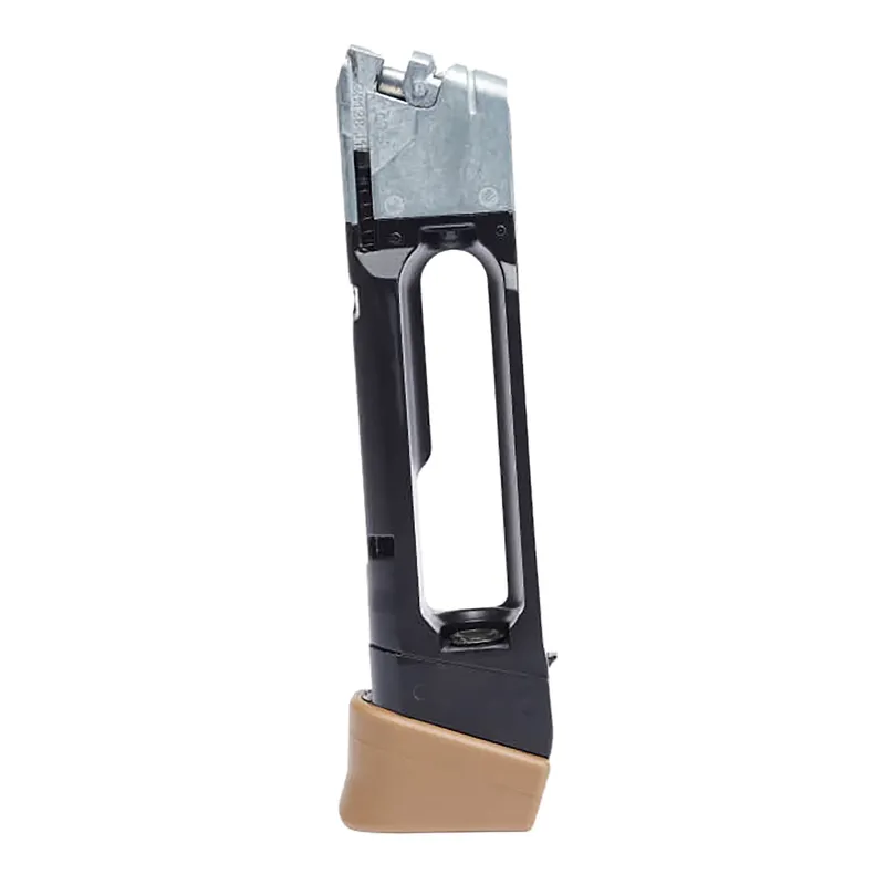 Umarex USA Glock 19X Gen5 Magazine - 6mm  14+1 Capacity  Black/Coyote