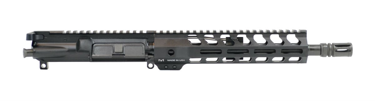 PSA 10.5" Pistol Length 300AAC Blackout Nitride 9" Lightweight M-Lok Freedom Upper - With BCG & CH - 516446429