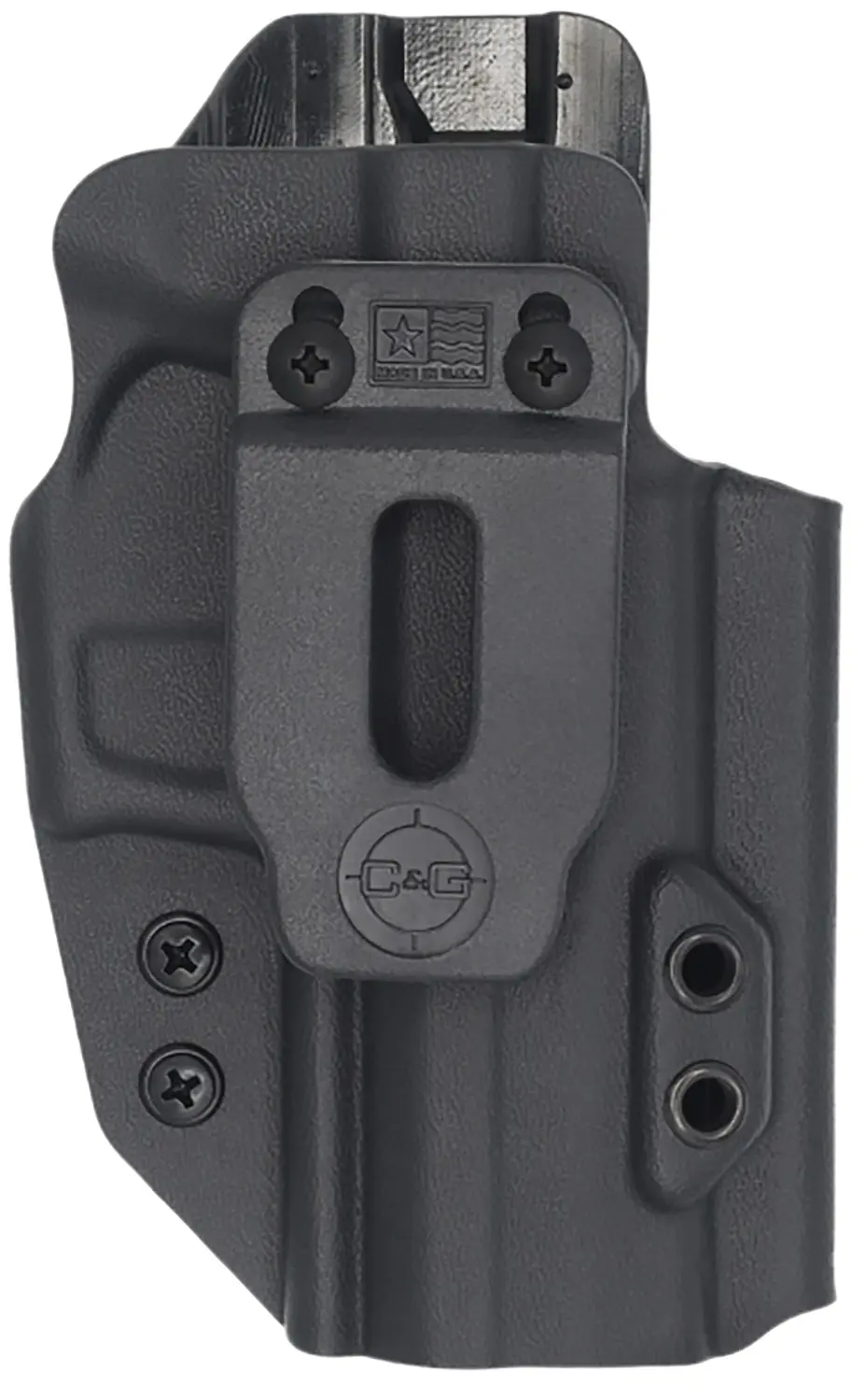 C Holsters 0288100 Covert IWB Black Kydex Belt Clip Fits Sig P320C