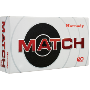Hornady Match 22 Creedmoor Ammo 80 Grain Hornady ELD Match Polymer Tip Box of 20
