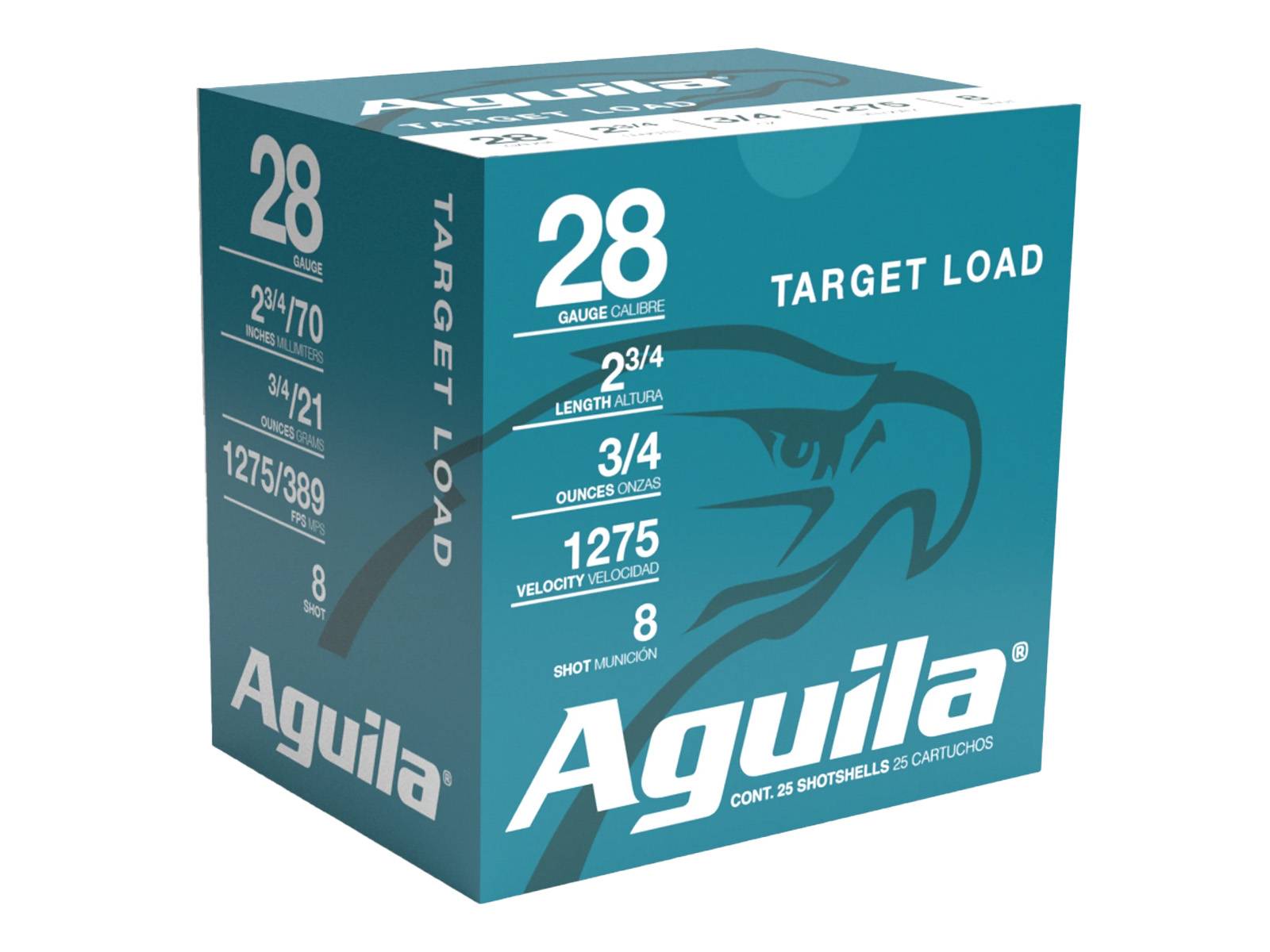 Aguila Target Load 28 Gauge 2.75 3/4 oz 9 Shot (Box)