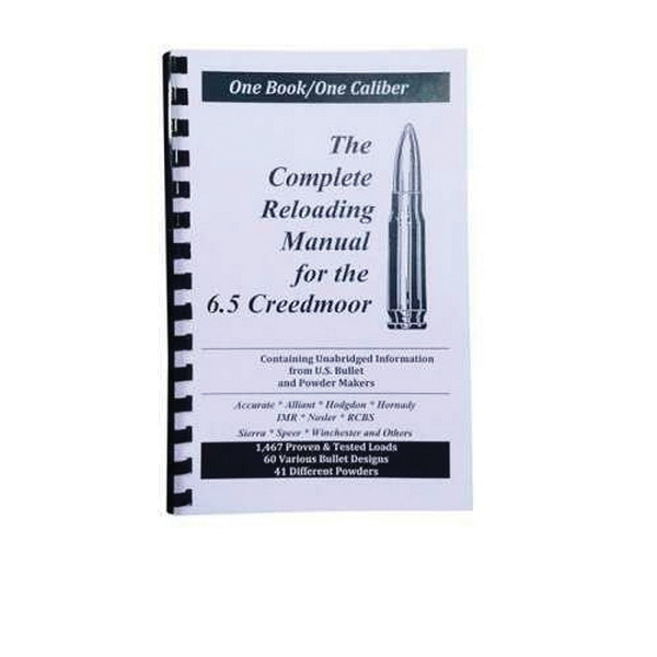 Loadbooks USA 6.5 Creedmoor Complete Reloading Book Manual
