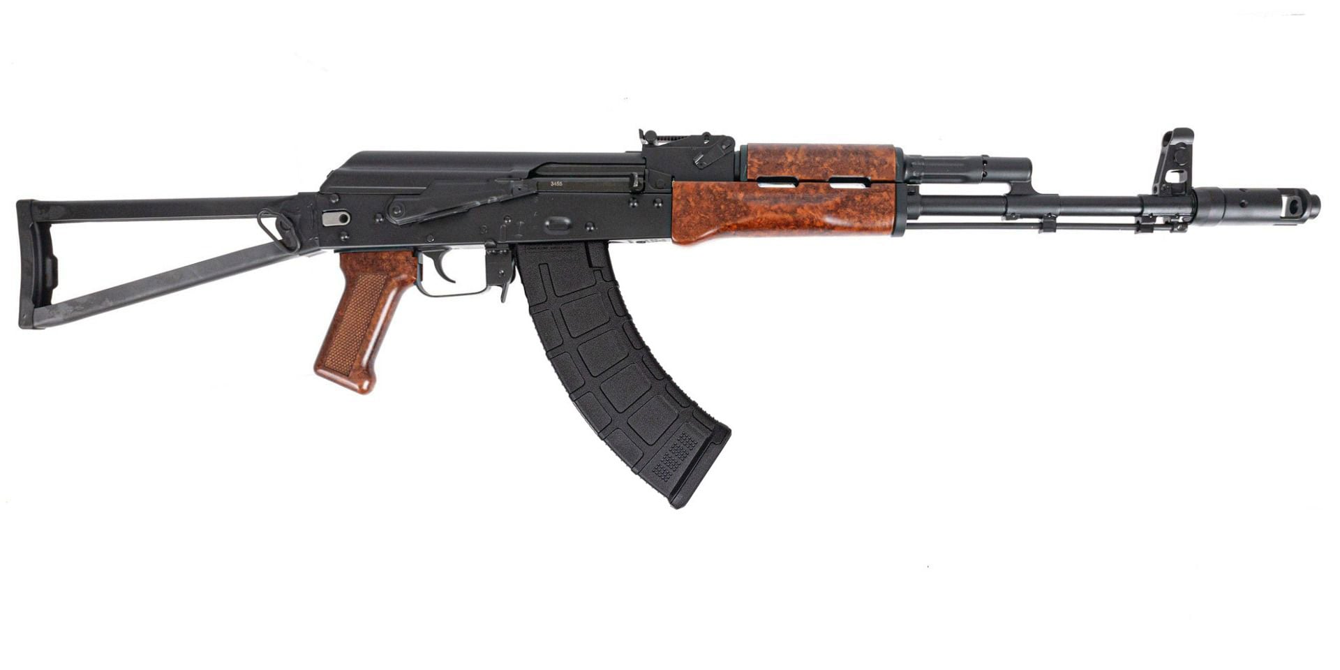 PSA AK-103 GF3 Classic Triangle Side Folding Rifle with Cleaning Rod, Imitation "Bakelite"