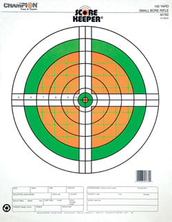 Champion 100 YD SM BORE RIFLE, FLOURESCENT (12/PK) 45762