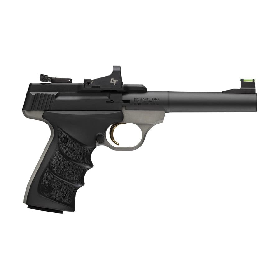 Browning Buck Mark Practical Red-Dot .22LR 5.50" Pistol 10rds, Gray - 051591490