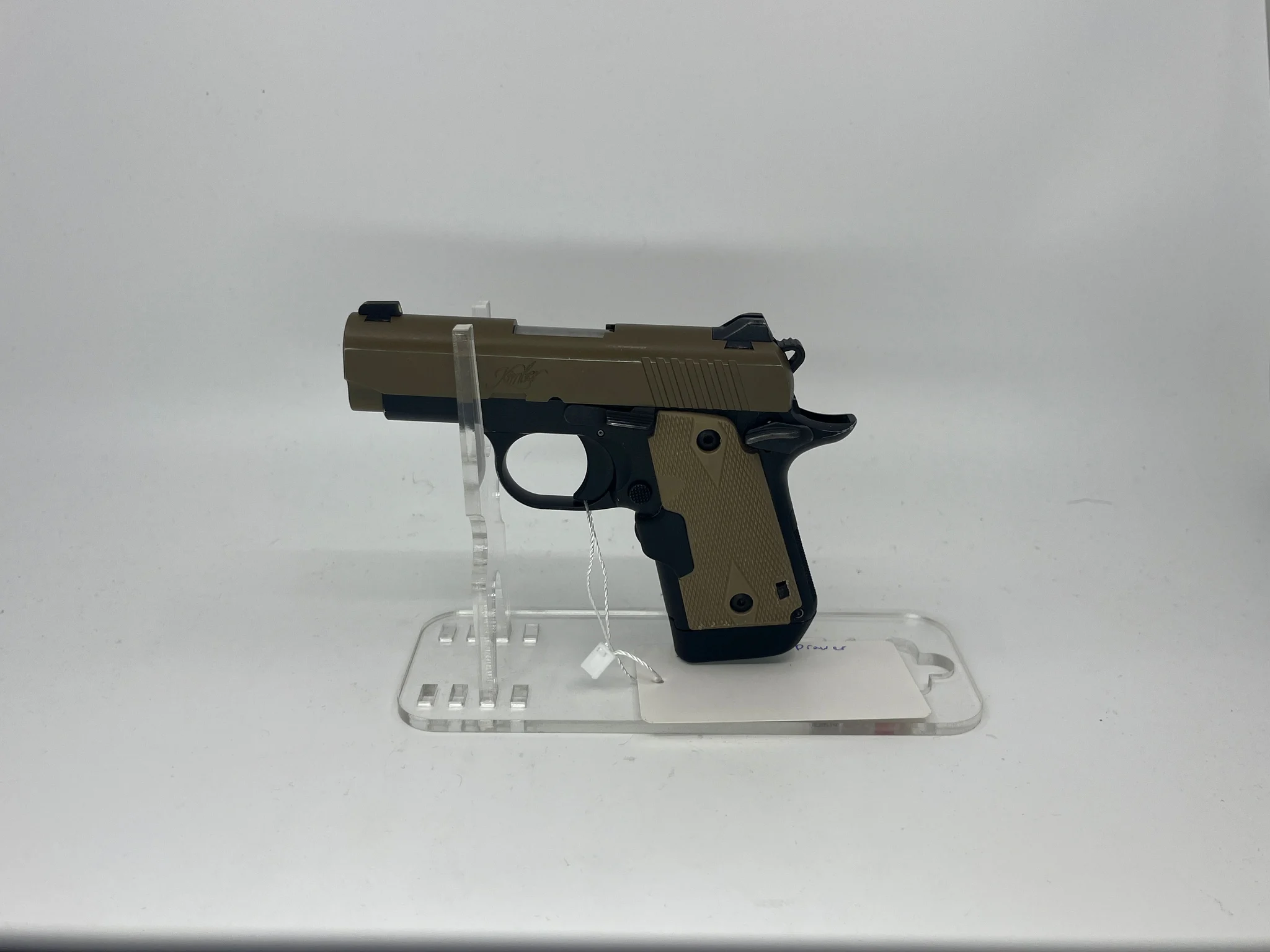 KIMBER MICRO 9 DESERT TAN W/CRIMSON TRACE (Used)