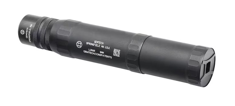 Gemtech Lunar 9 QD 3-Lug Suppressor 9mm Black