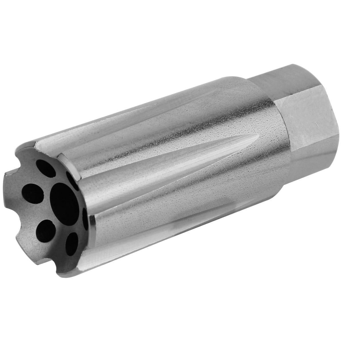 Tacfire Linear Compensator 5/8"-24 tpi for AR-10, Stainless Steel - MZ1020-3SS