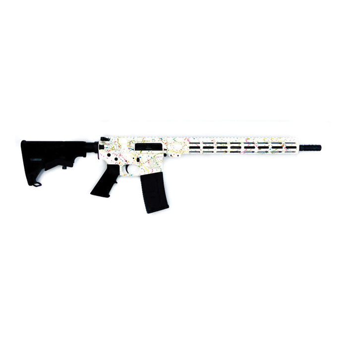Great Lakes Saved by The Splatter .223 Wylde 16", White
