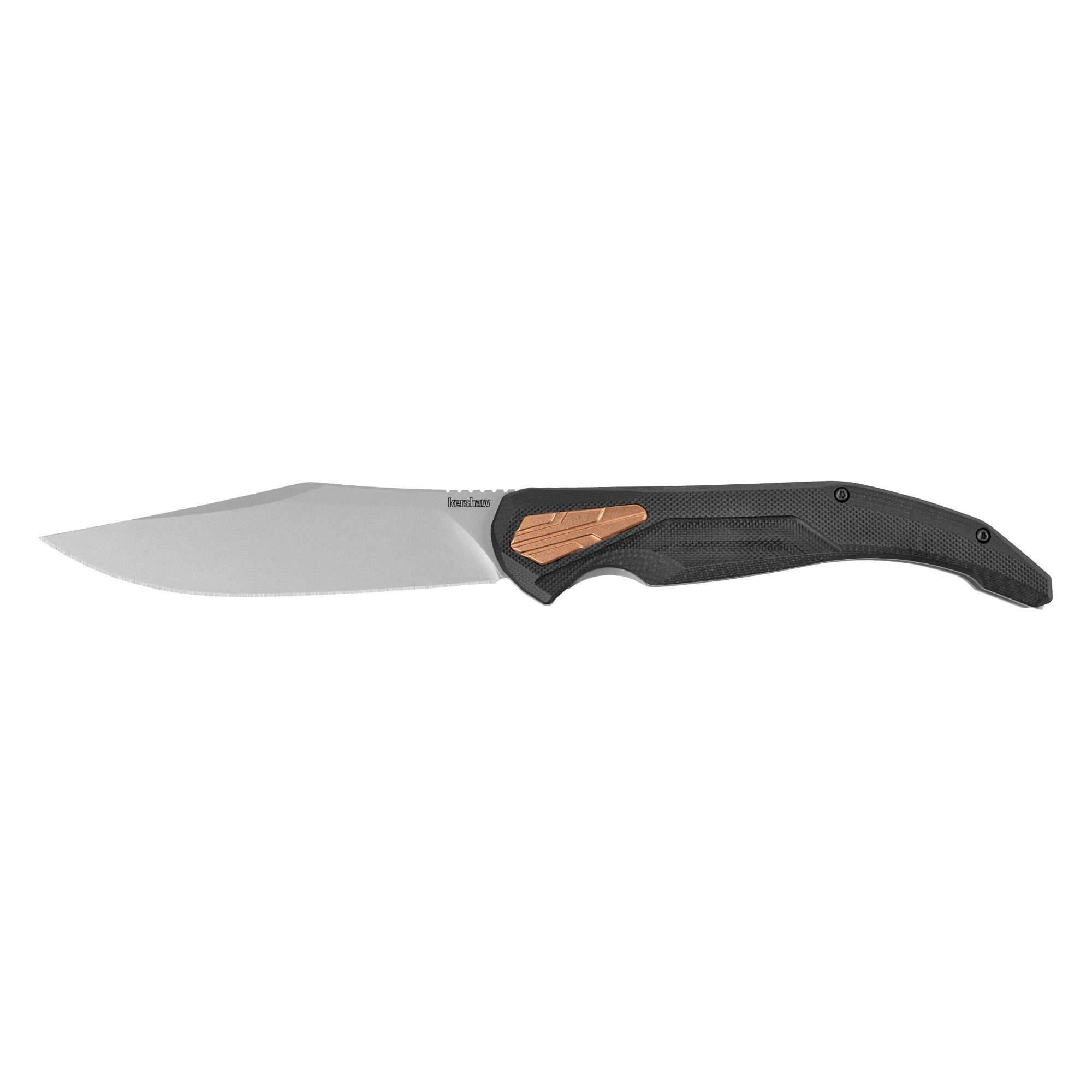 Kershaw Strata, Folding Knife, 4.5" Silver Blade, Black Bead Blasted Handle