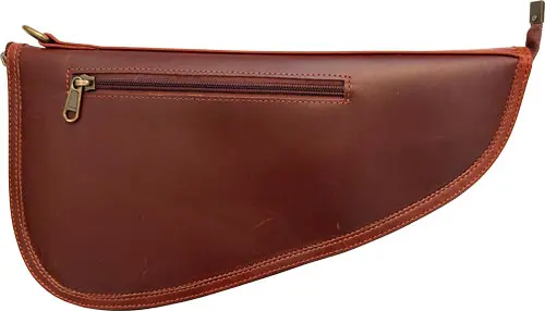 PALMETTO PISTOL CASE LARGE - OX BLOOD-BROWN BUFFALO