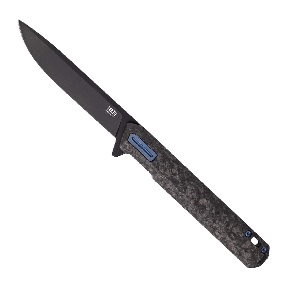 Tekto Knives F2 Bravo Folding Knife, Forged Carbon