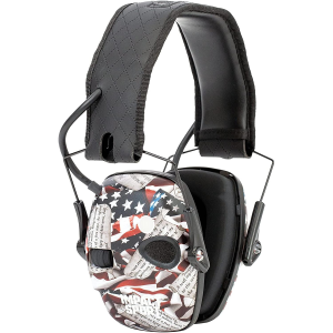 Howard-Leight Howard Leight Impact Sport Bluetooth Small Earmuff - 2nd Amendment Black Diamond Pattern Band 21dB NRR