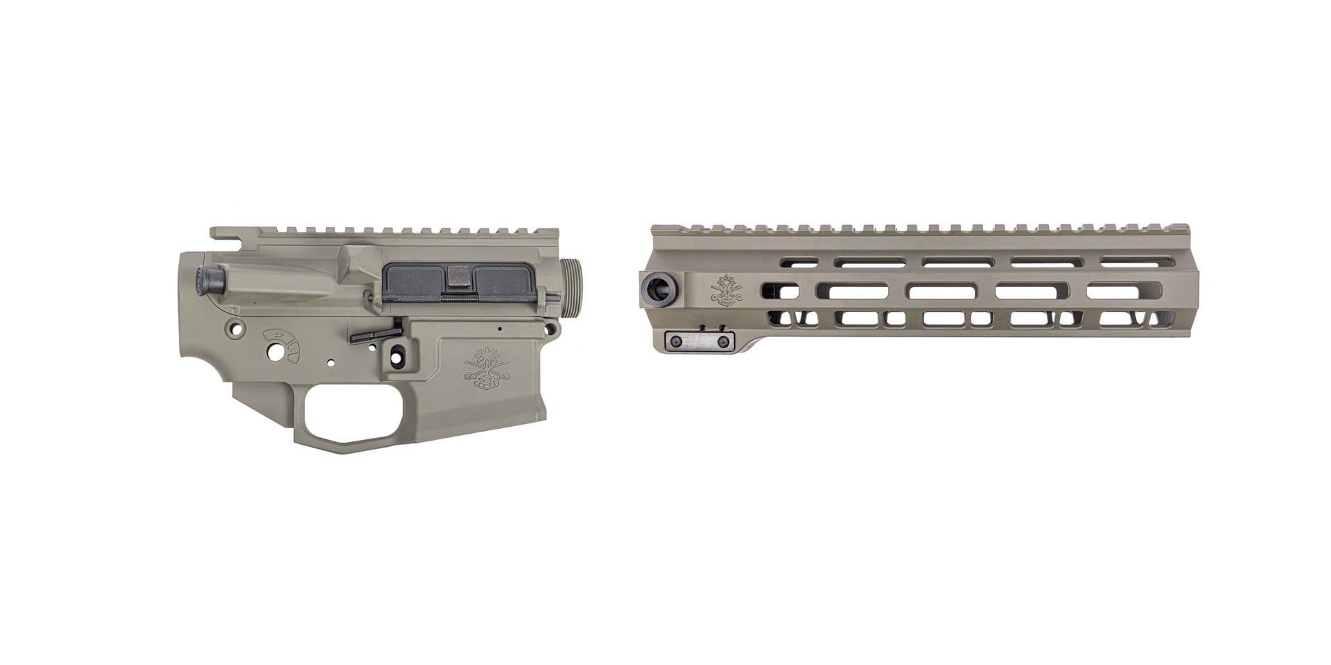 Sabre-IC Builder Set - 9.75" QDSM V2 Rail, Moss Green