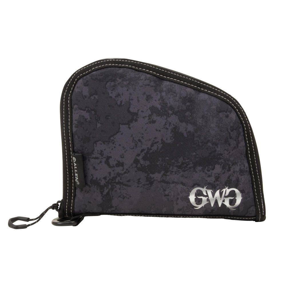 Girls with Guns Midnight Handgun Case 8" - Black/Shade Blackout Camo, Sleek Handgun Storage - 9078