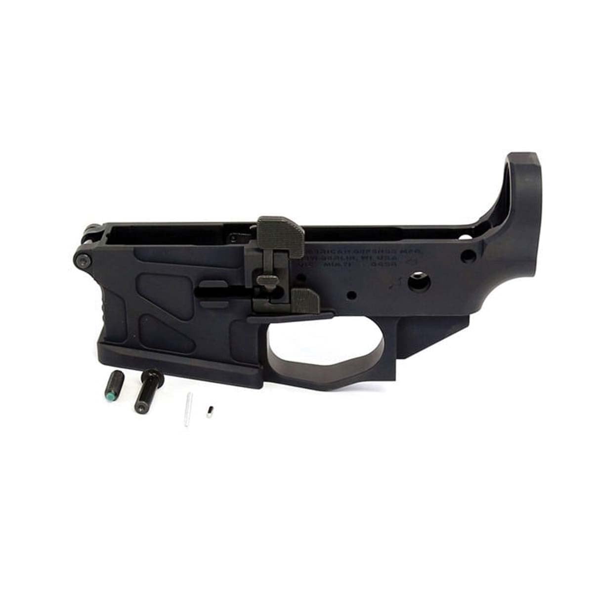 American Defense Mfg UIC Stripped Lower 5.56x45mm, Black