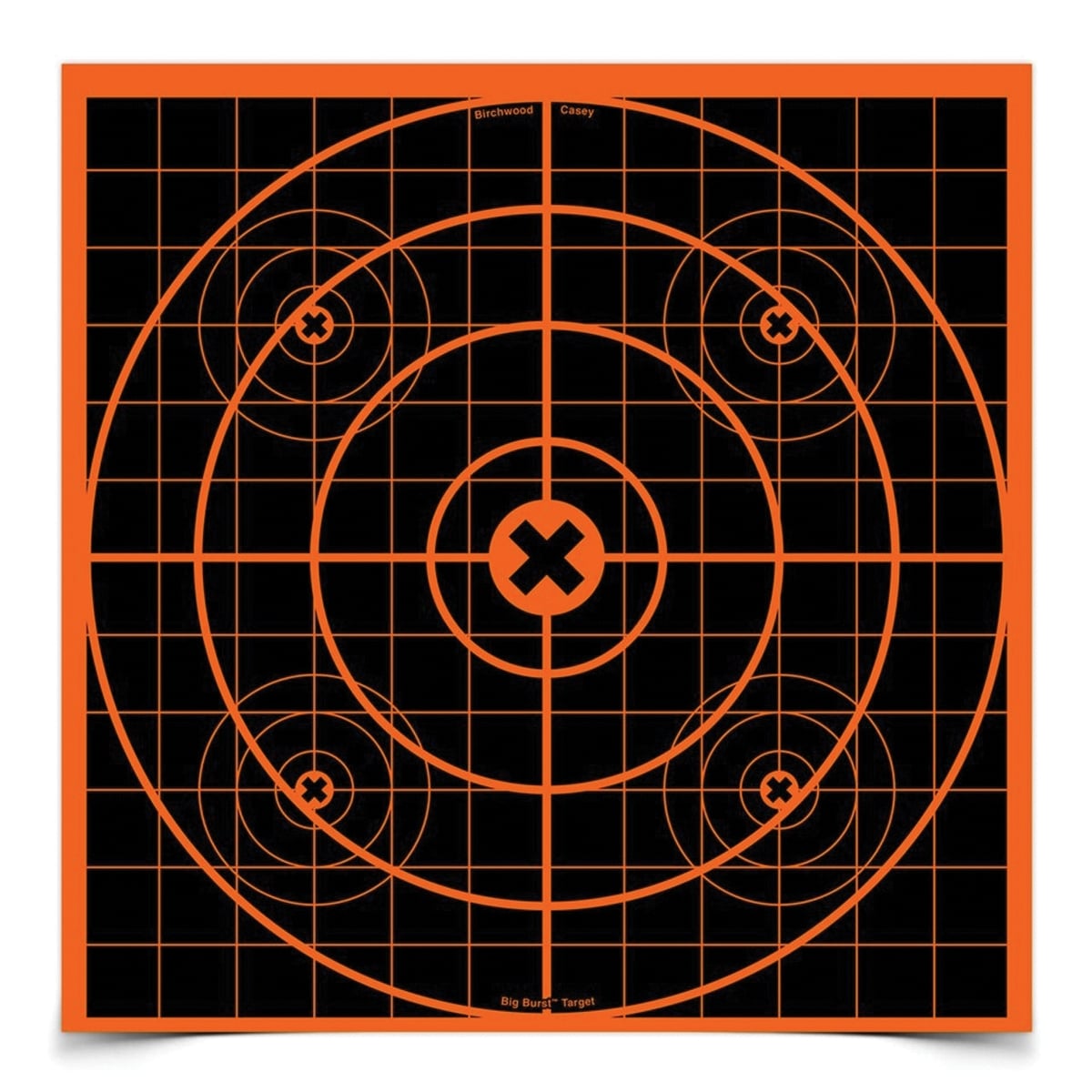 Birchwood Casey Big Burst Sight-In Target, Black/Orange