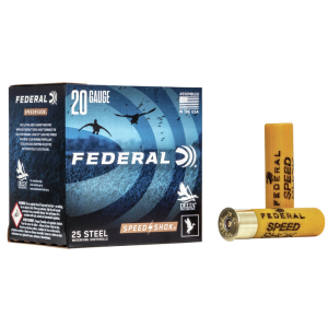 Federal Speed-Shok Waterfowl 20 GA 3 7/8 oz #2 25rd Box