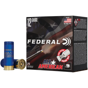 Federal FAA12H8 All-American  12Gauge 2.75 1 1/8oz 8Shot 25 Per Box/10 Case