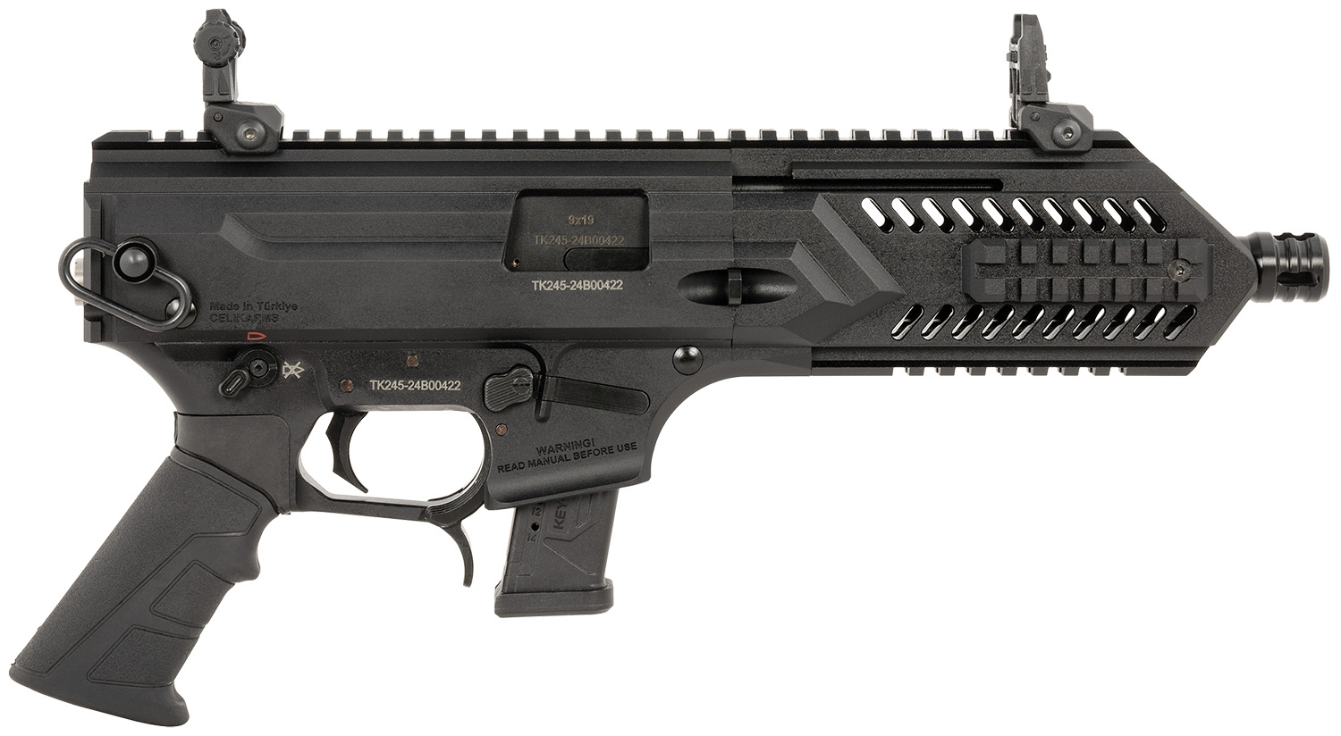 GForce Arms Blade 8 9mm AR Pistol with Picatinny Rail