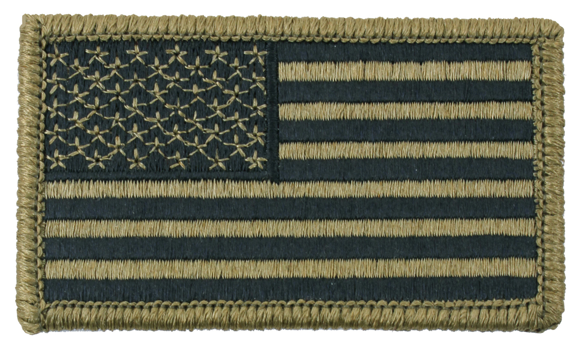 Rothco Ocp American Flag Patch With Hook Back - Orientation Normal