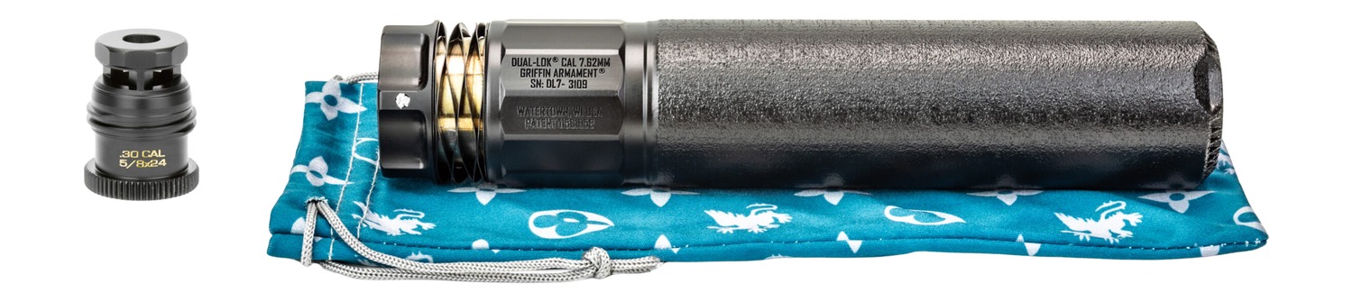 Griffin Armament Dual-Lok 7.62mm Silencer
