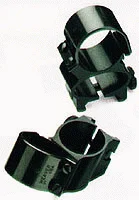 WEAVER RINGS DETACHABLE TOP - MOUNT SEE-THRU 1" BLACK