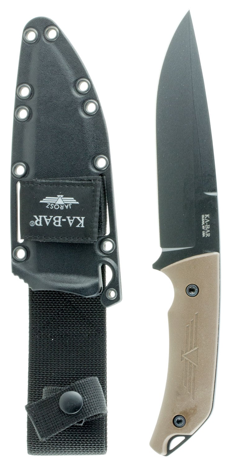 KA-BAR Jarosz Turok Drop Point Fixed Blade Knife, 6.25" - 7503