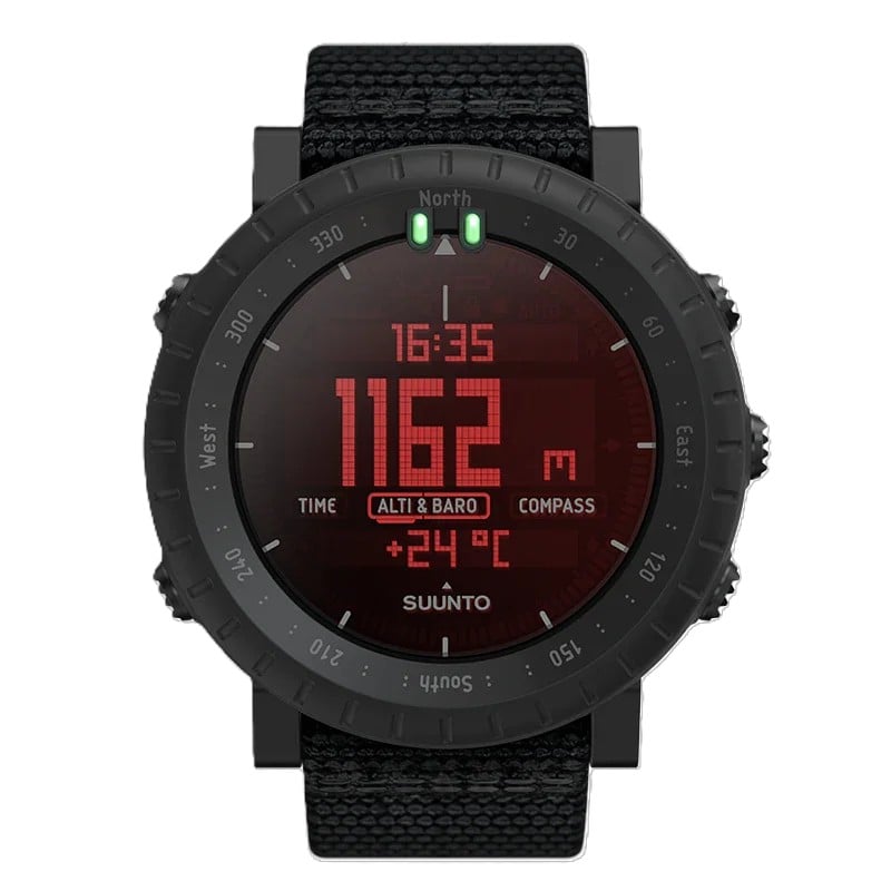 Suunto CORE Alpha Stealth Watch, Red/Black