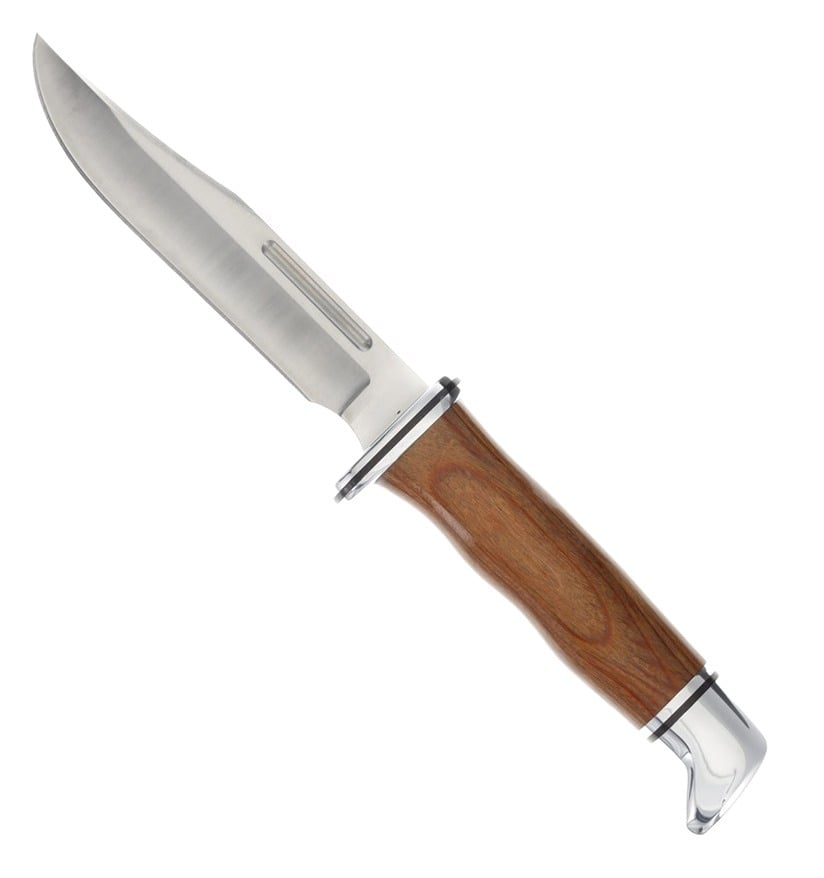 Buck 117 Brahma Heritage Fixed Blade Clip Point Knife, Cocobolo Wood - 0117CCS1-B